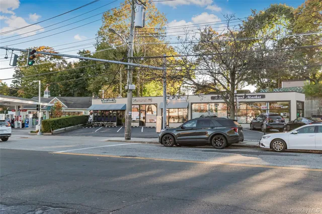 a car parked in front of a building