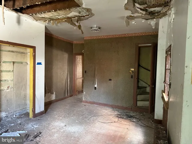 a view of front door of house