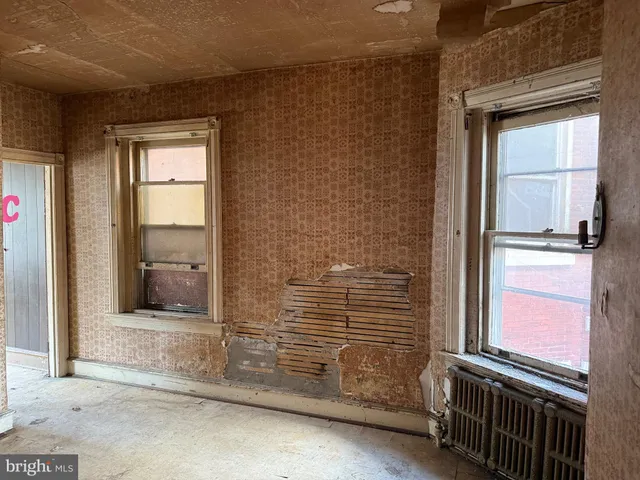 a view of an empty room