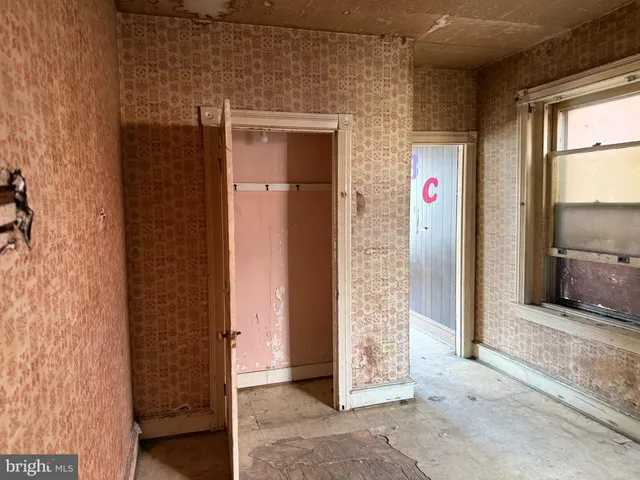 a view of a door of the house