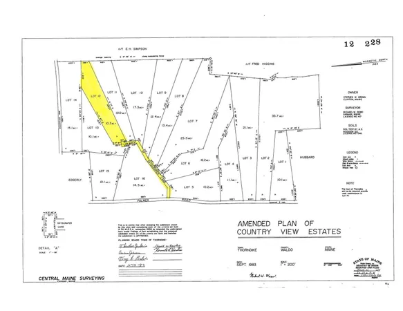 $69,000 | Lot 12 Moulton Hill Lane, Thorndike, ME 04986
