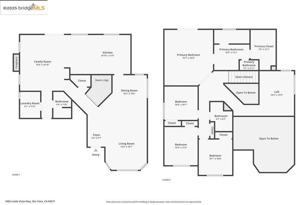 1003 Linda Vista Way Rio Vista, CA 94571 - Photo 58 of 60 View of property floor plan