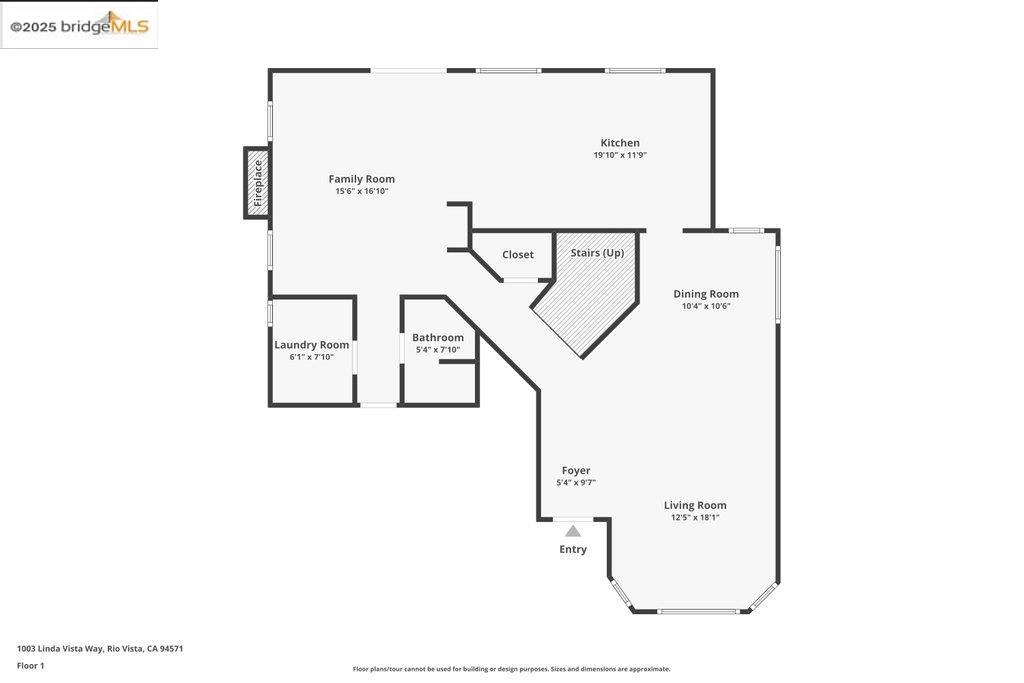 1003 Linda Vista Way Rio Vista, CA 94571 - Photo 60 of 60 View of floor plan / room layout