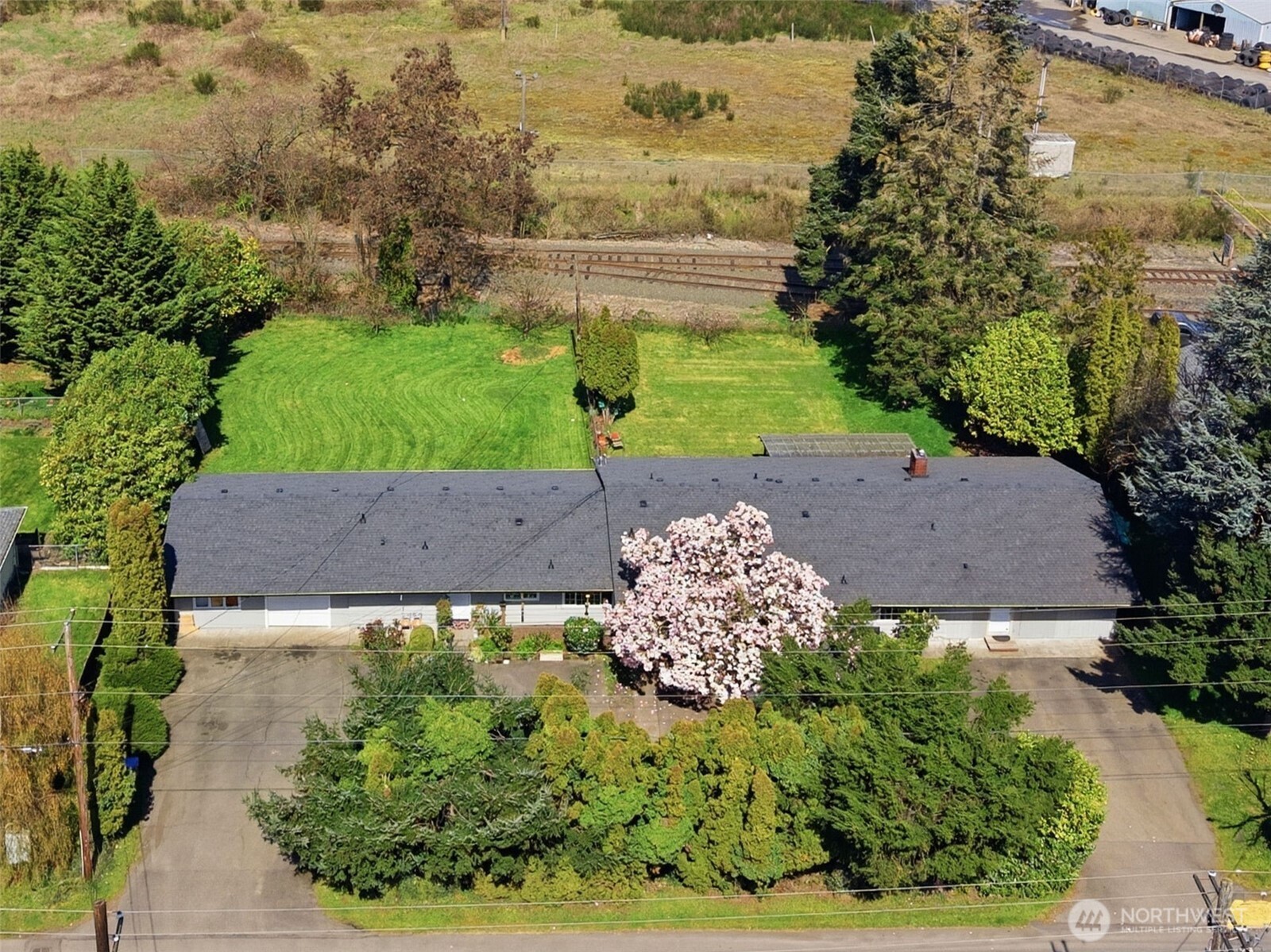 3017 Galvin Road, Unit A Centralia, WA 98531 - Photo 2 of 39 an aerial view of a house