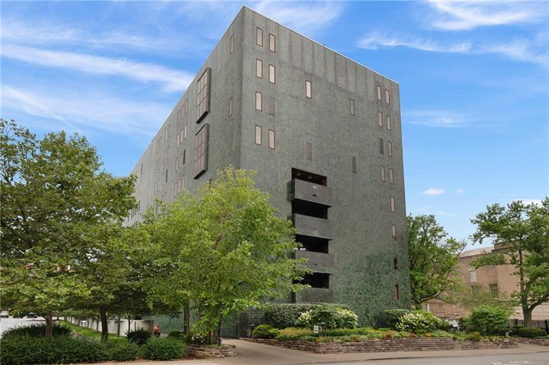 a front view of a building