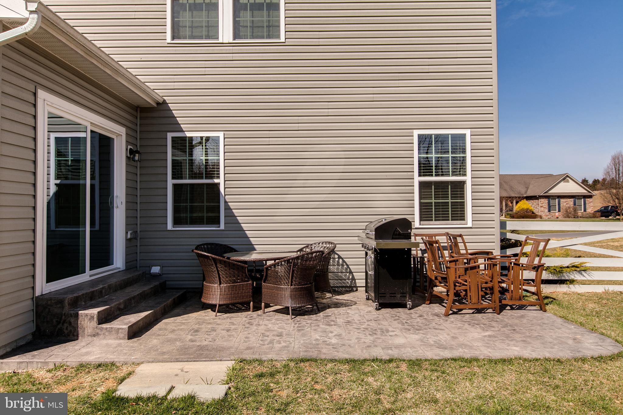 741 Rivanna Run Falling Waters, WV 25419 - Photo 32 of 49 Stamped Concrete Patio Ready for SUMMER!