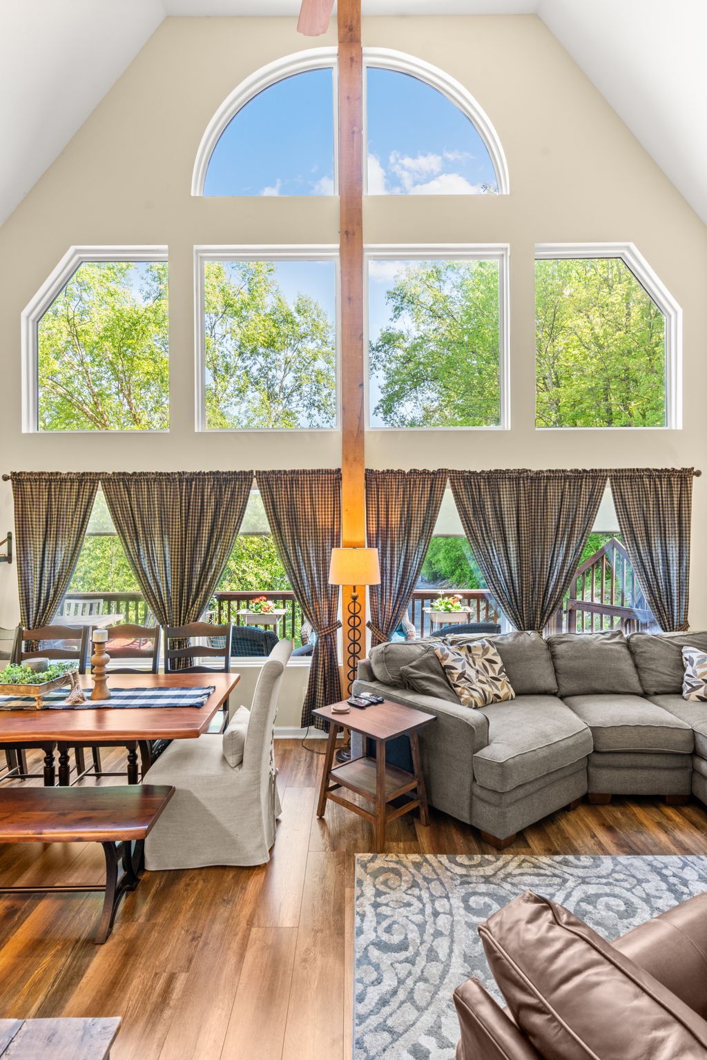3779 Raleigh-Elam Road Santa Fe, TN 38482 - Photo 19 of 63 a living room with furniture a large window and a table