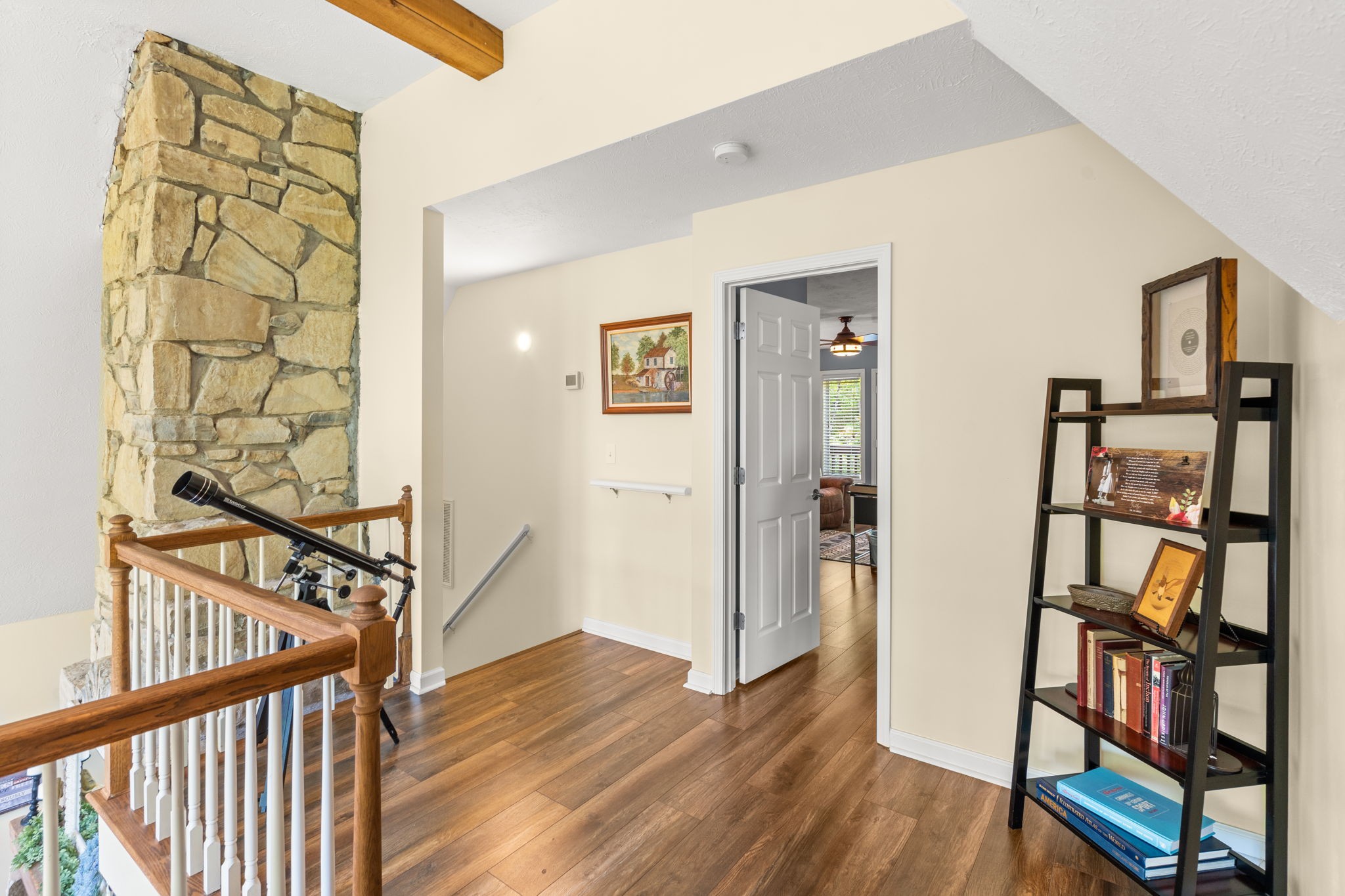 3779 Raleigh-Elam Road Santa Fe, TN 38482 - Photo 23 of 63 a view of a hallway with wooden floor and entryway