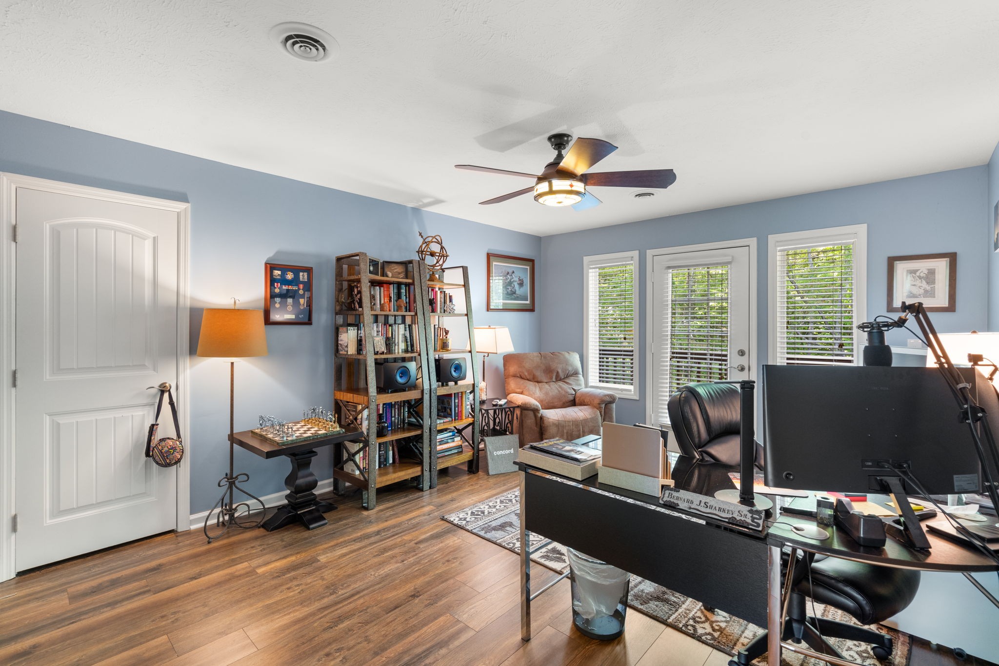3779 Raleigh-Elam Road Santa Fe, TN 38482 - Photo 35 of 63 a view of a workspace with furniture and a window