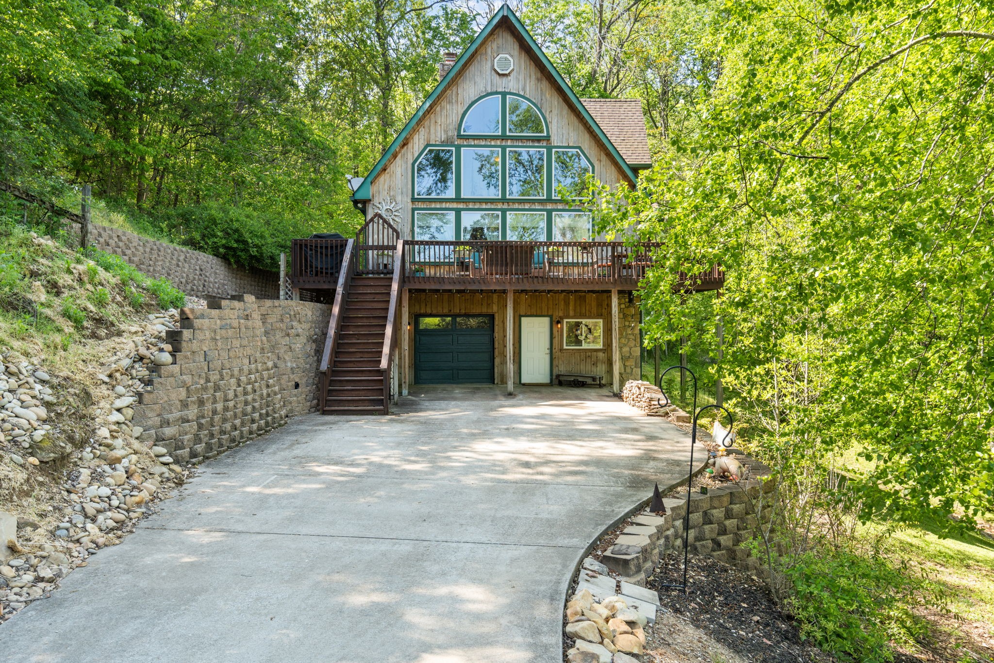 3779 Raleigh-Elam Road Santa Fe, TN 38482 - Photo 56 of 63 a front view of a house with a yard and garage