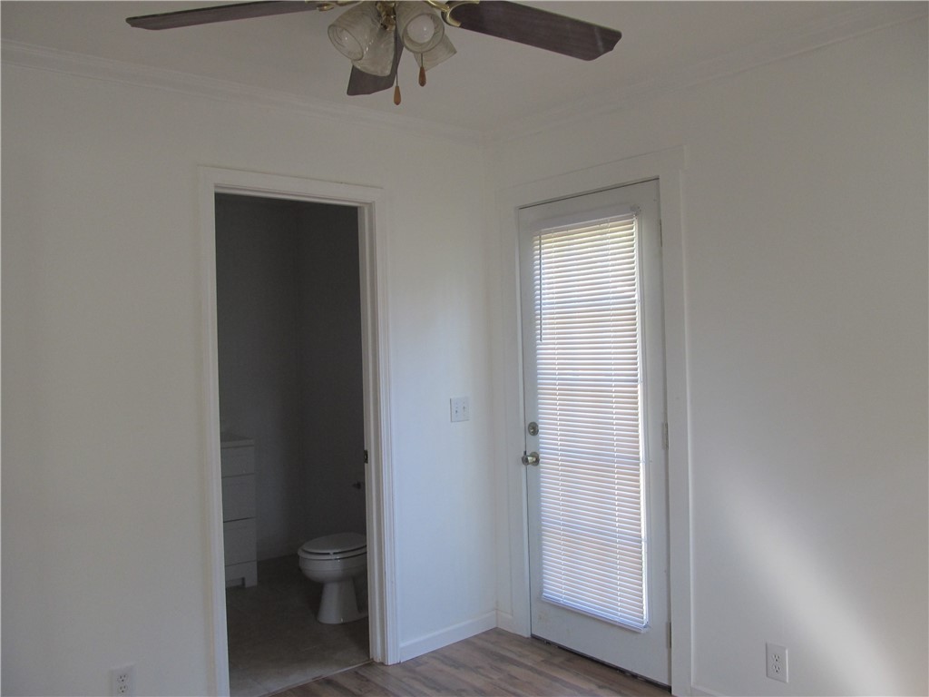 307 Cole Road Townville, SC 29689 - Photo 11 of 16 Bedroom with the bathroom and the door to the back