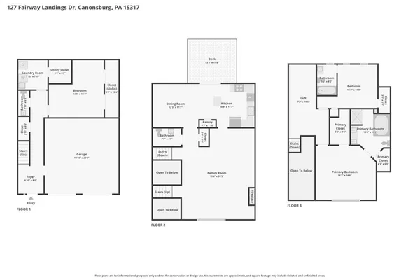 $319,900 | 127 Fairway Landings Drive, Canonsburg, PA 15317