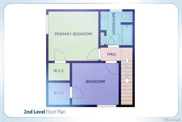 a picture of a book and a bed