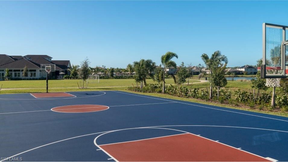 11391 Canopy Loop Fort Myers, FL 33913 - Photo 39 of 43 View of sport court with community basketball court and a lawn