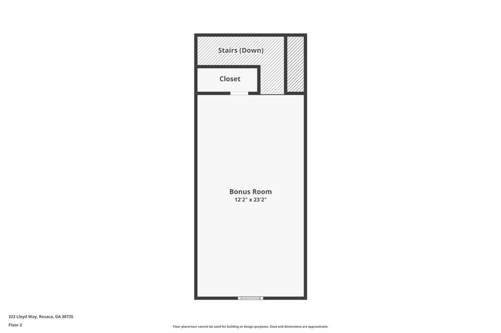 323 Lloyd Way Resaca, GA 30735 - Photo 31 of 43 a picture of a floor plan