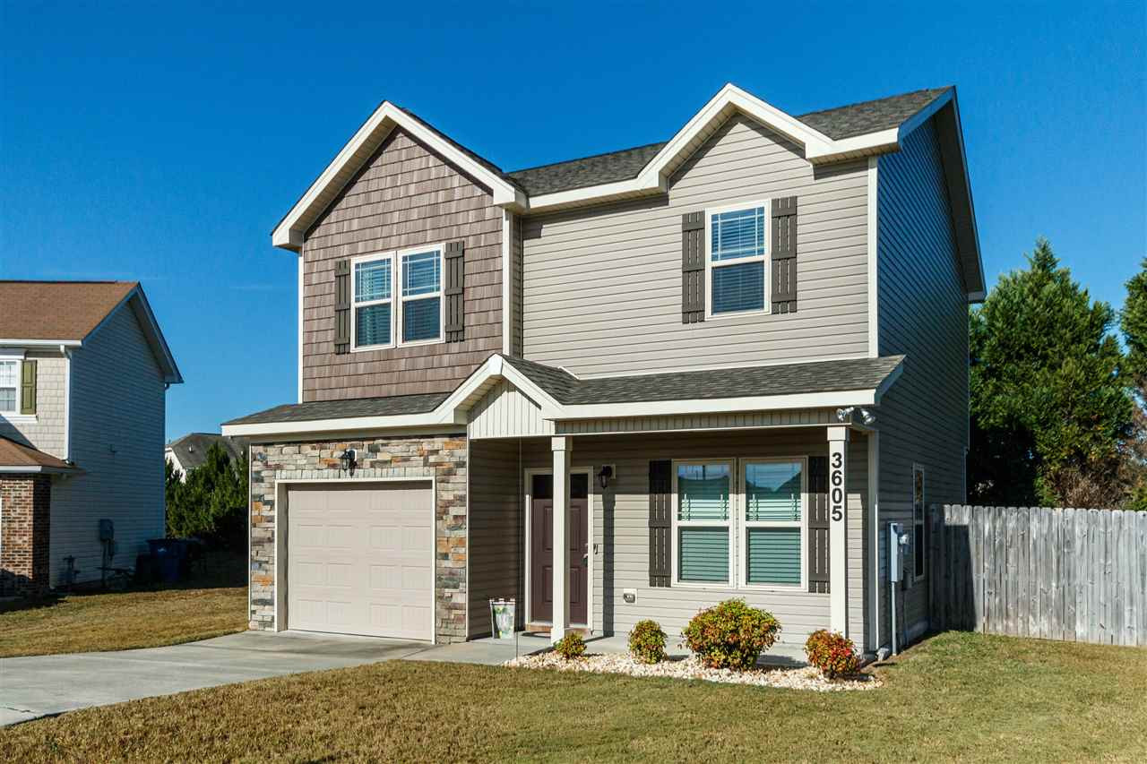 3605 Corydon Court Raleigh, NC 27610 - Photo 1 of 30 Beautiful exterior with stone garage and cedar shake accent. Quiet cul-de-sac lot. Exterior Front