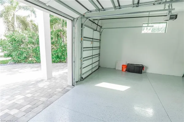 a brick building with a yard