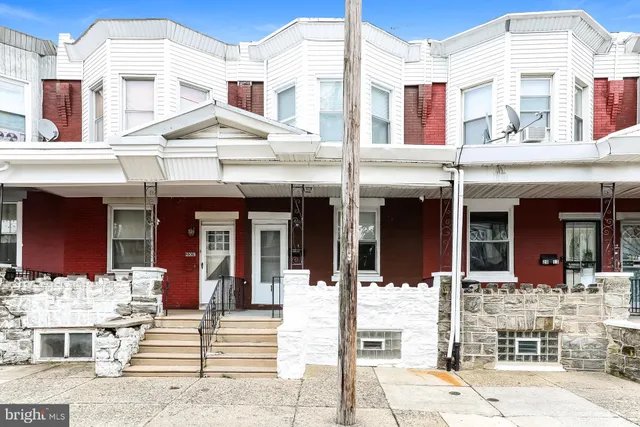 a front view of multi story building