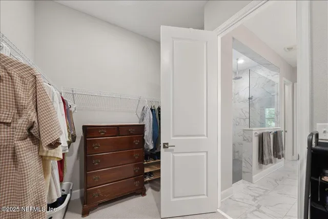 a view of walk in closet