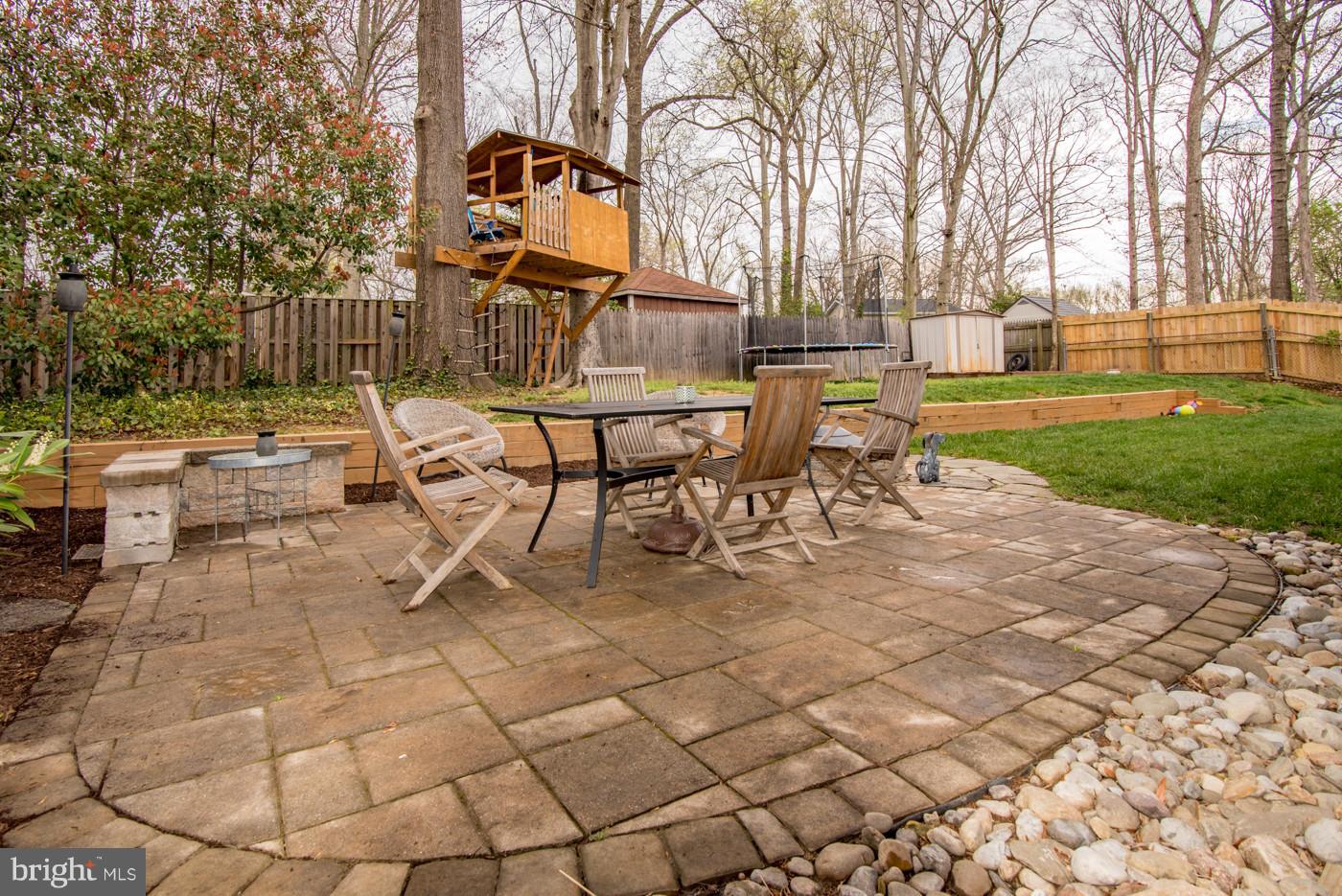 8107 Karl Road Alexandria, VA 22308 - Photo 29 of 30 Patio - Pavers & Firepit