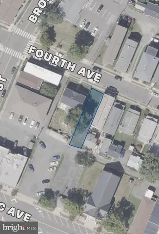 an aerial view of a large parking space