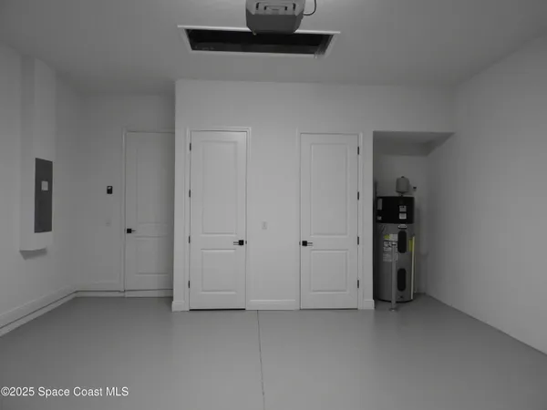 a view of a room with a space