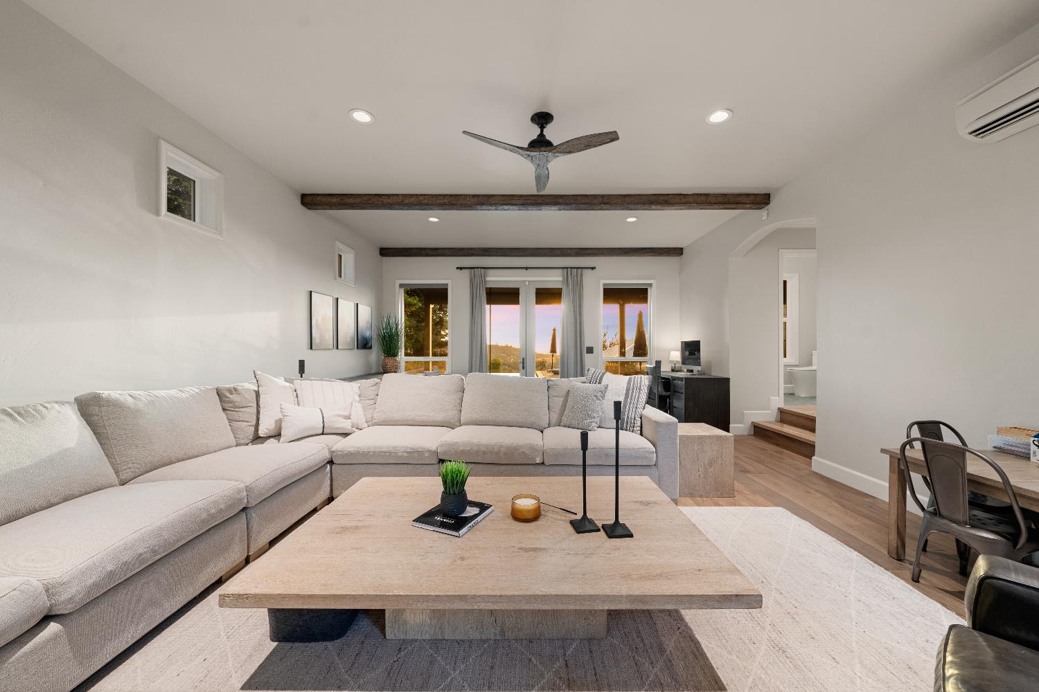 7380 Ridge Road Newcastle, CA 95658 - Photo 40 of 89 a living room with furniture and a chandelier