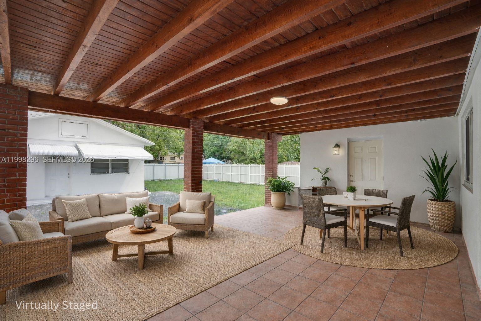 877 West 33rd Street Hialeah, FL 33012 - Photo 12 of 59 Virtually Staged - Patio