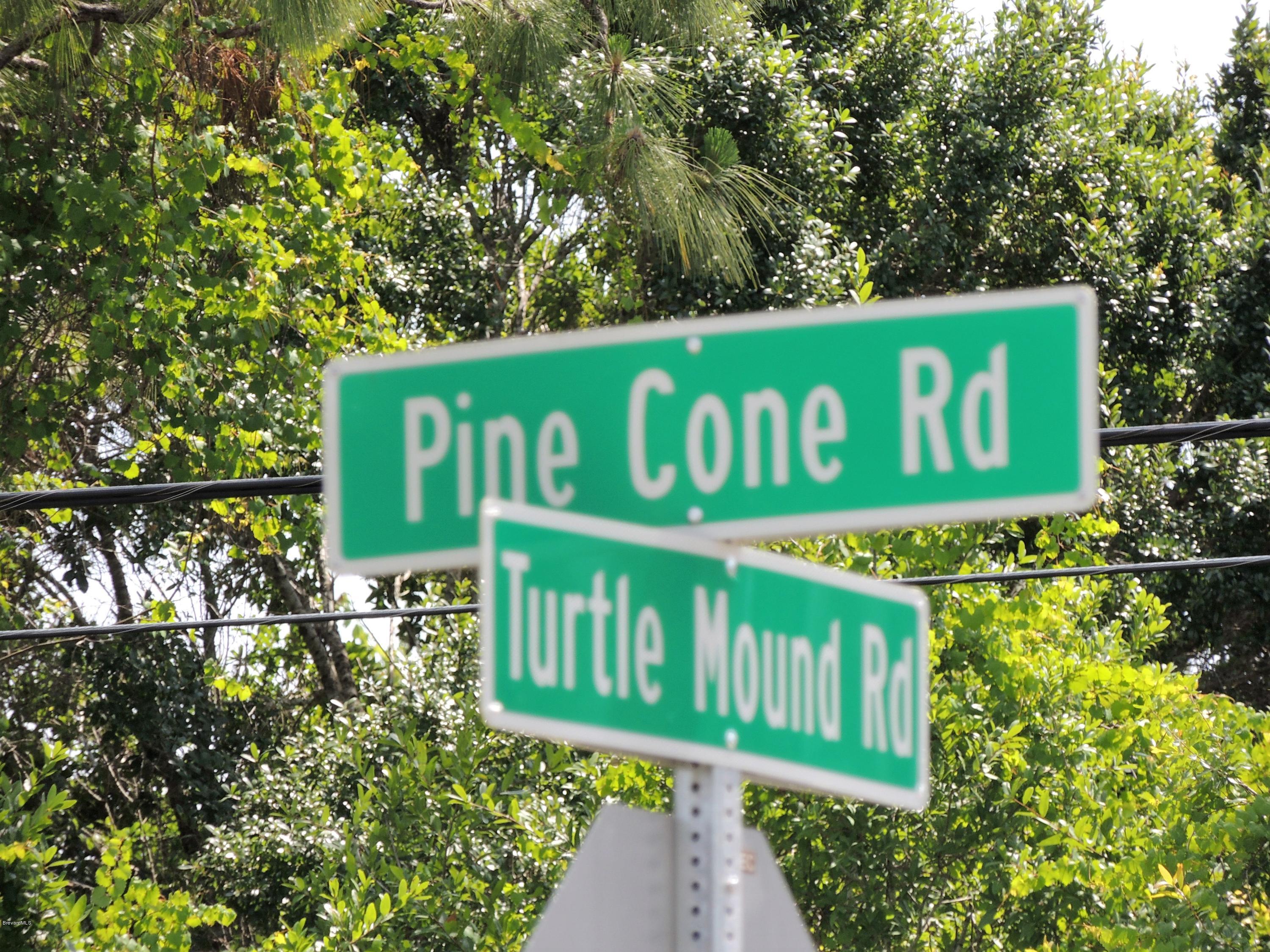 3570 Turtle Mound Road Melbourne, FL 32934 - Photo 6 of 19 a view of sign board with large trees
