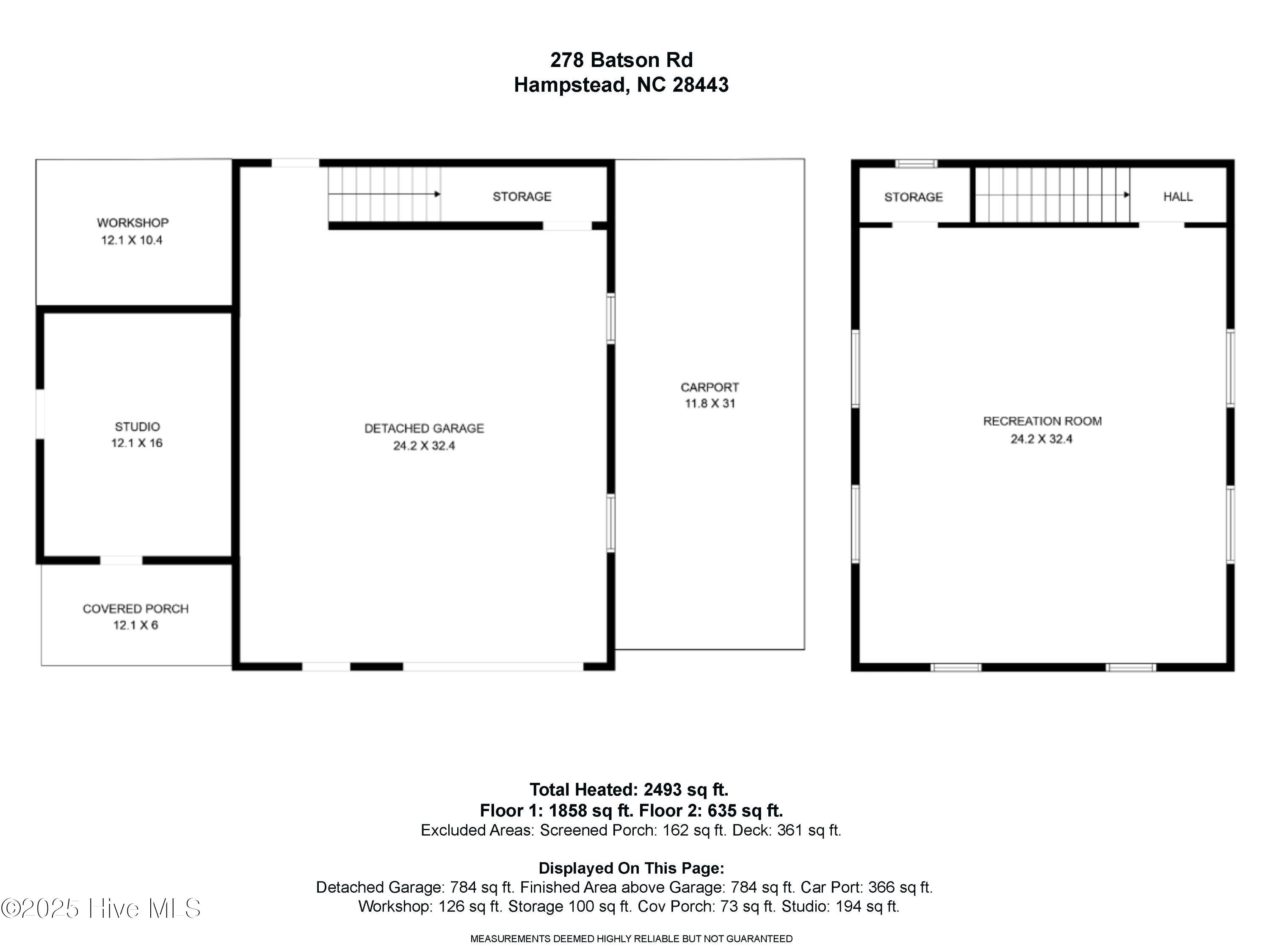 278 Batson Road Hampstead, NC 28443 - Photo 54 of 54 Floorplan 278 Batson Rd-page 2