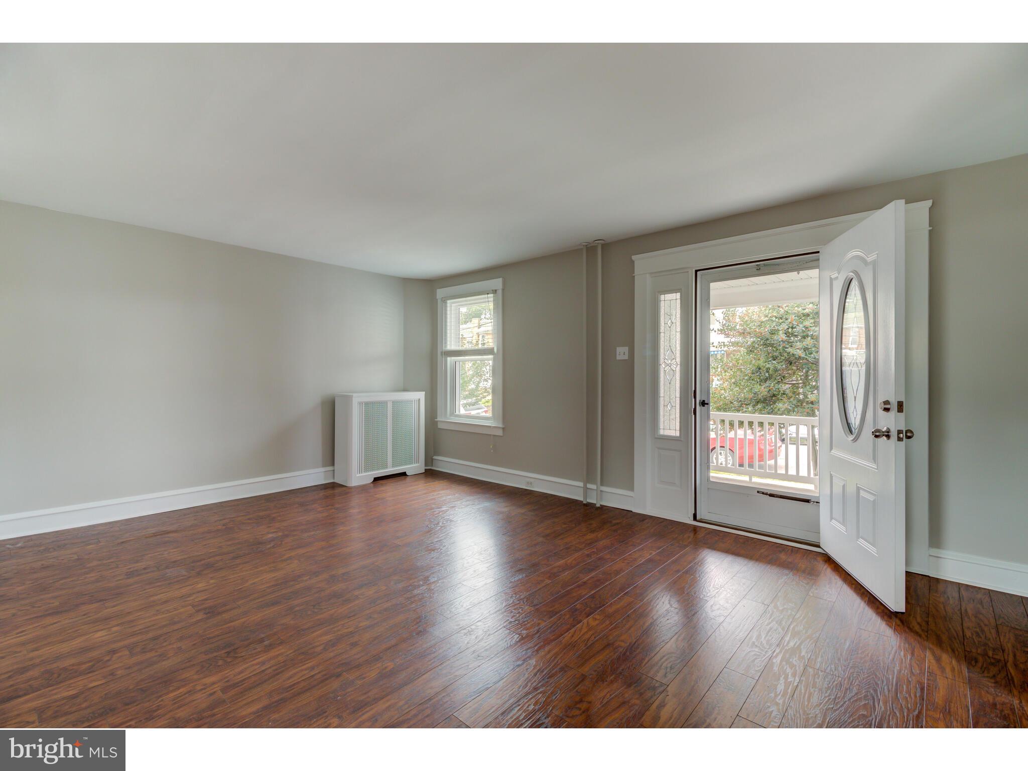 Living room to front porch