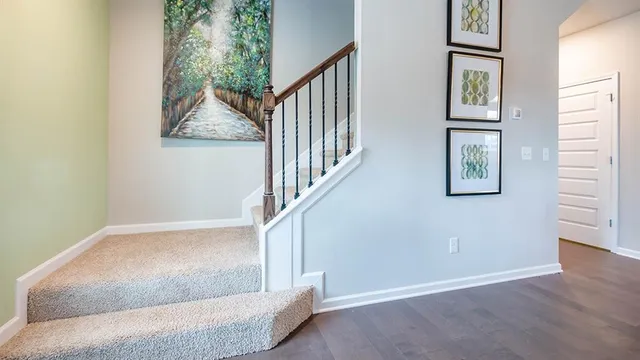 a en suite bathroom with a sink and a mirror