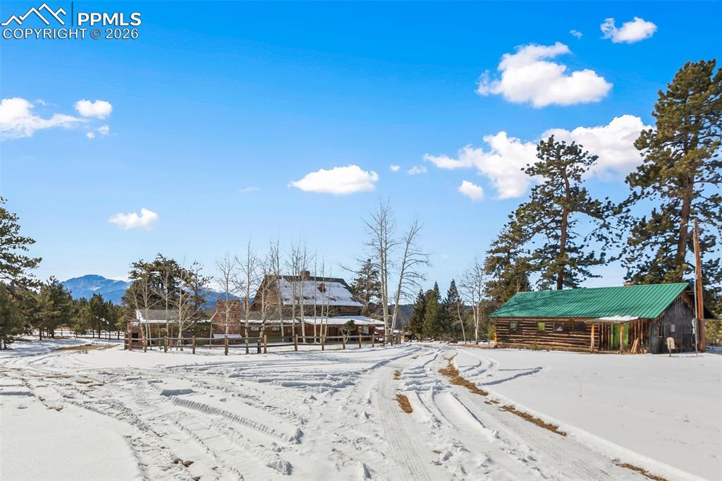 a view of a basketball court
