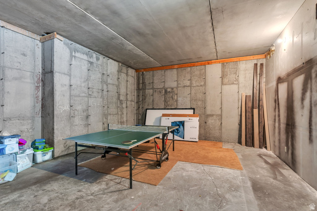 811 South High Ridge Drive Alpine, UT 84004 - Photo 61 of 98 Recreation room with unfinished concrete flooring