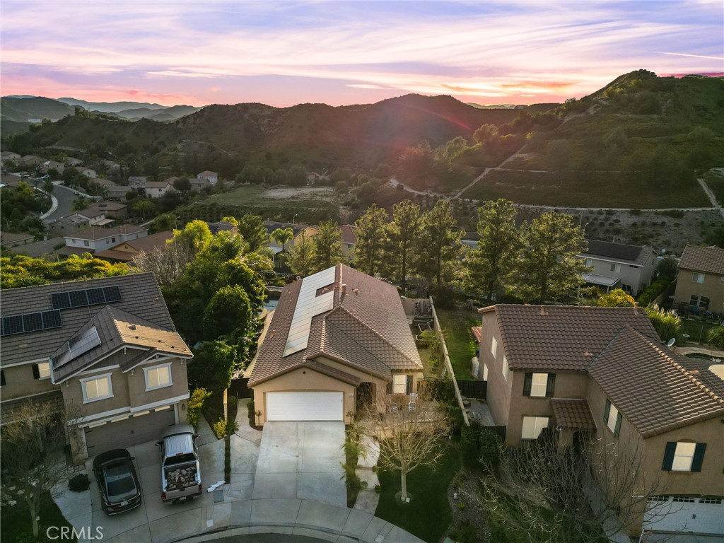 29859 Cashmere Place Castaic, CA 91384 - Photo 44 of 48 an aerial view of a house with mountain view