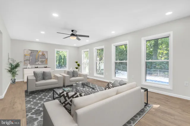 a view of a hallway with window