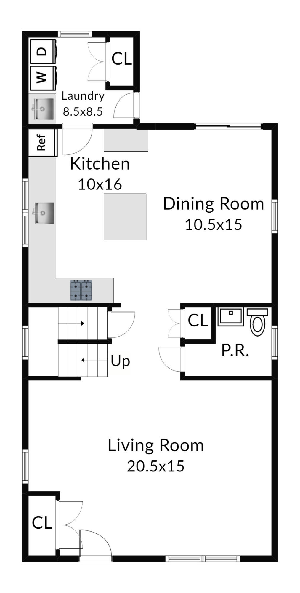 15 Ridgeview Avenue Darien, CT 06820 - Photo 24 of 25 24 - First Floor Plan