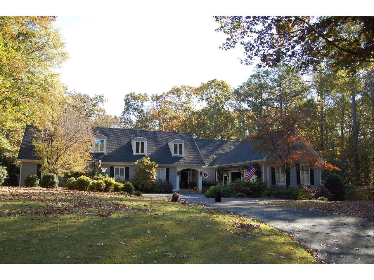 a front view of house with yard