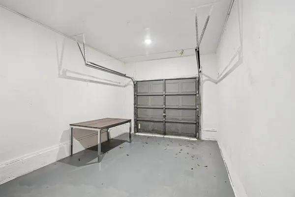 a view of an empty storage area