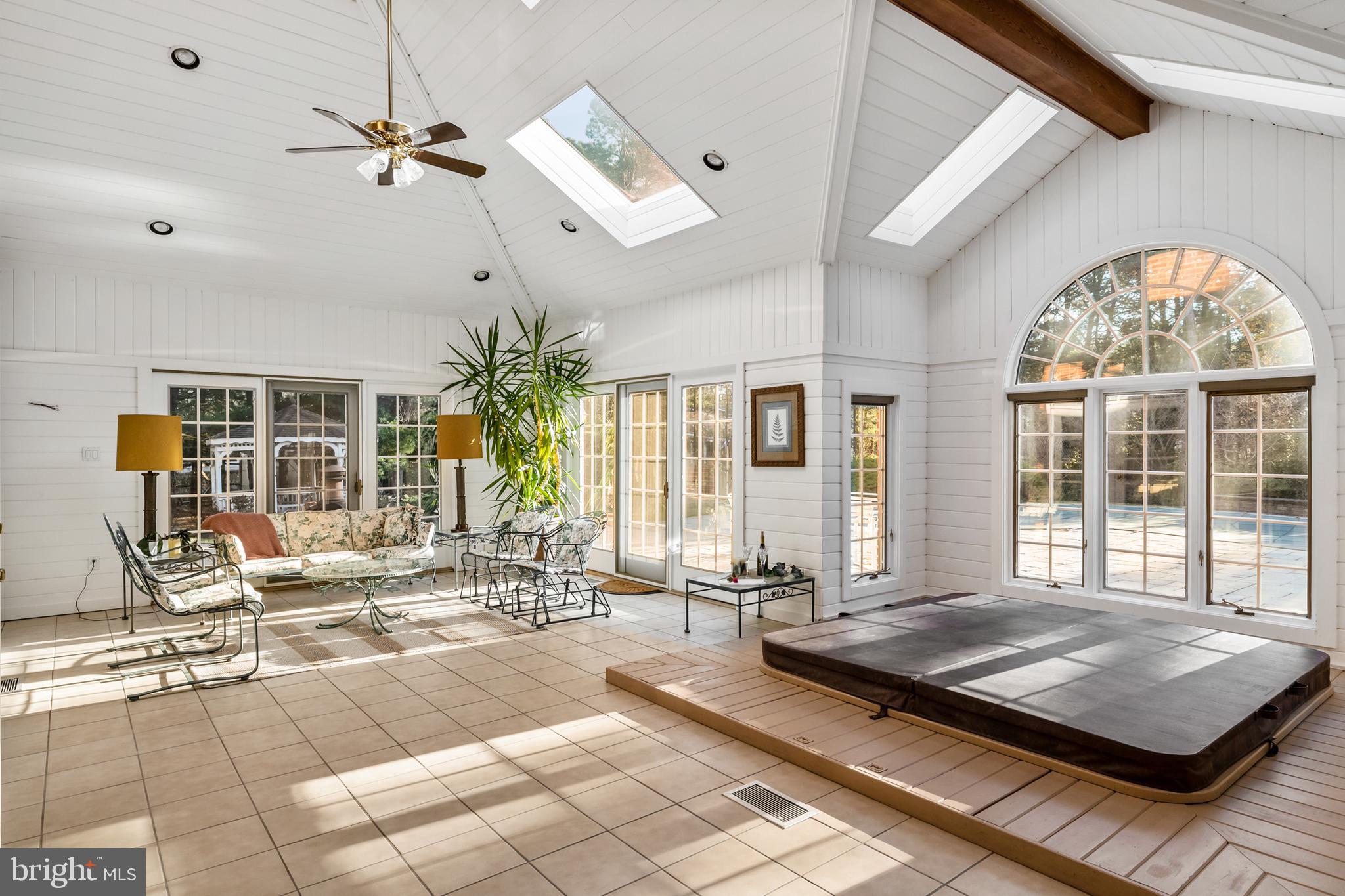 2 Leatherleaf Court Medford, NJ 08055 - Photo 17 of 51 Four-Season Sunroom with Hot Tub