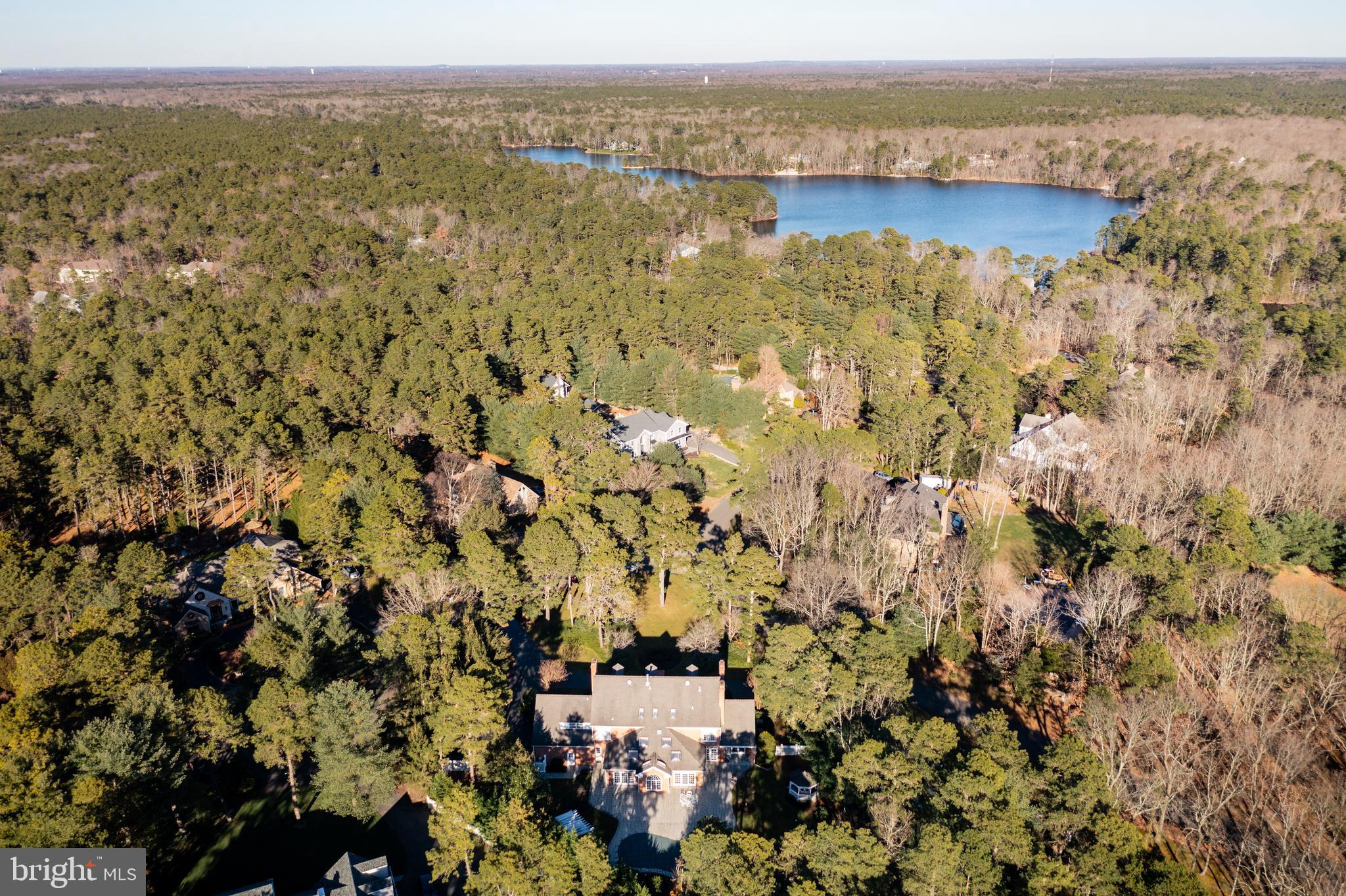 2 Leatherleaf Court Medford, NJ 08055 - Photo 49 of 51 Ariel View of Home and Lake