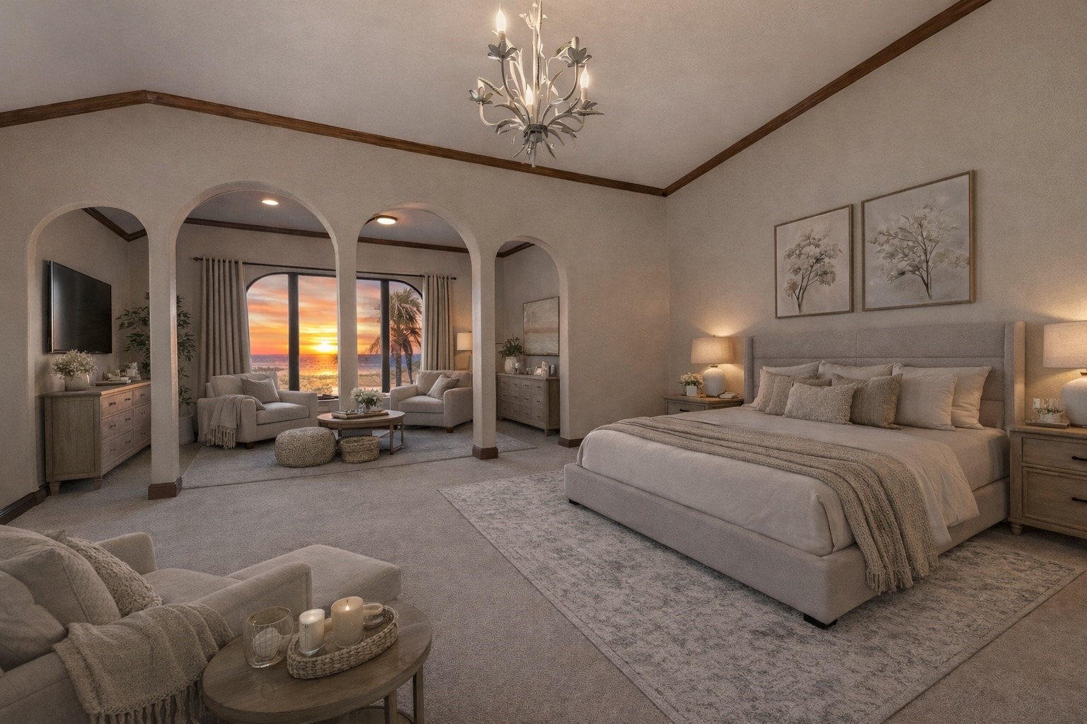 111 Bayridge Road La Porte, TX 77571 - Photo 31 of 50 Talk about a sunset view!
(Virtually Staged)