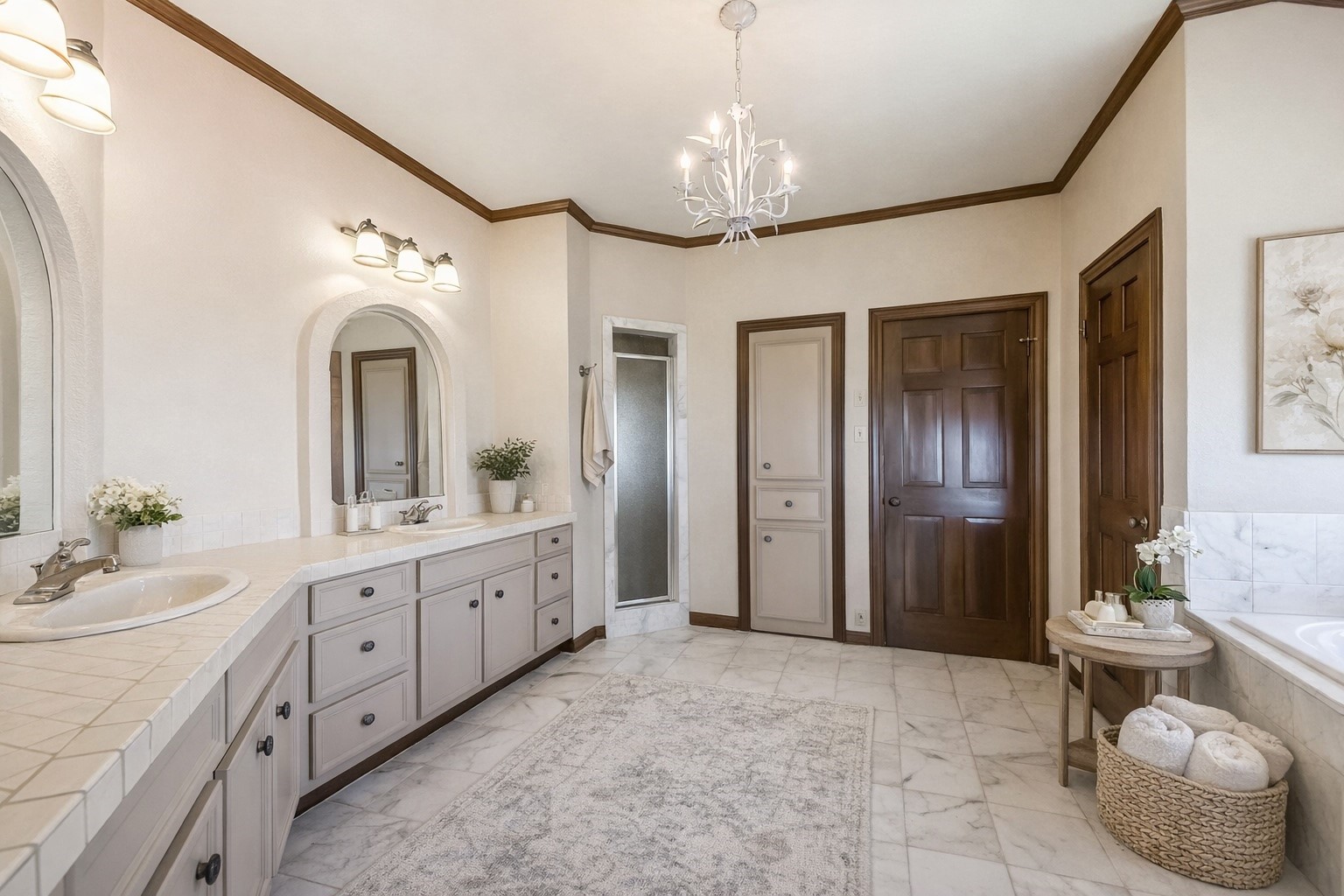 111 Bayridge Road La Porte, TX 77571 - Photo 34 of 50 Primary Bath Second Floor
(Virtually Staged)