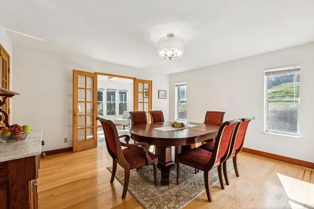 a view of a indoor garage