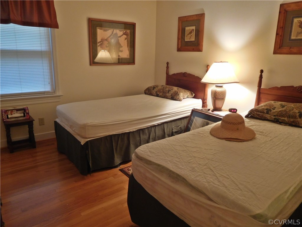 1904 Fairoaks Road Powhatan, VA 23139 - Photo 10 of 16 Third bedroom with ceiling fan and hardwood floor