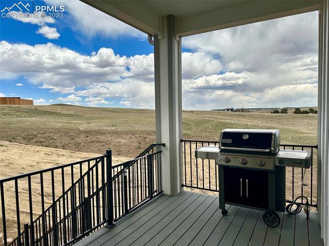 6498 Raleigh Road Colorado Springs, CO 80908 - Photo 12 of 30 Back Deck/View