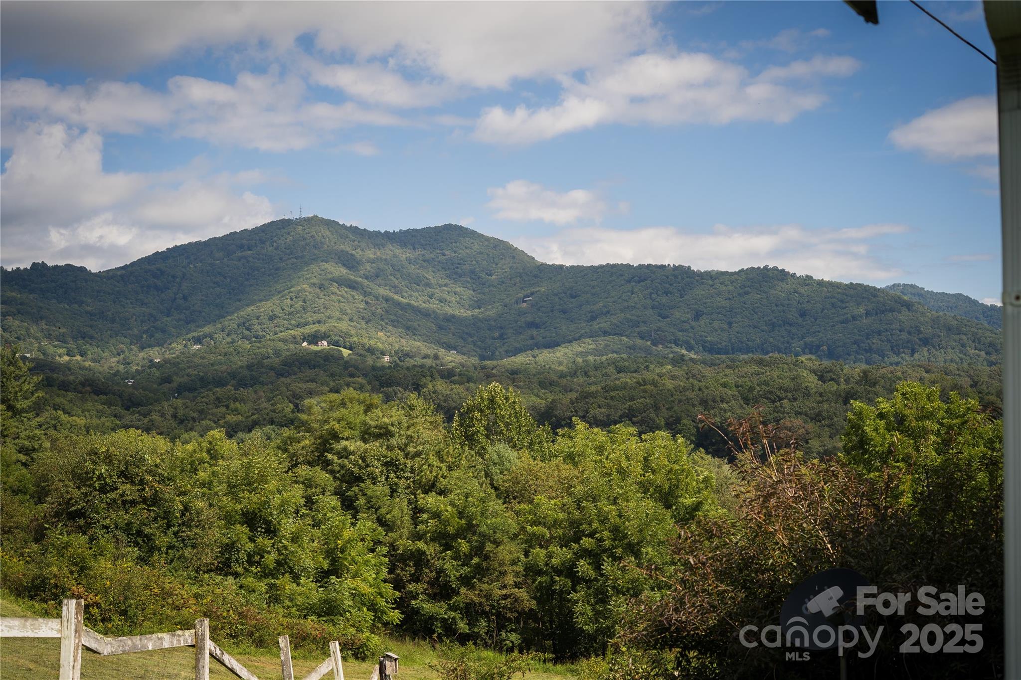 112 Melody Street Clyde, NC 28721 - Photo 21 of 47 an aerial view of houses covered in trees