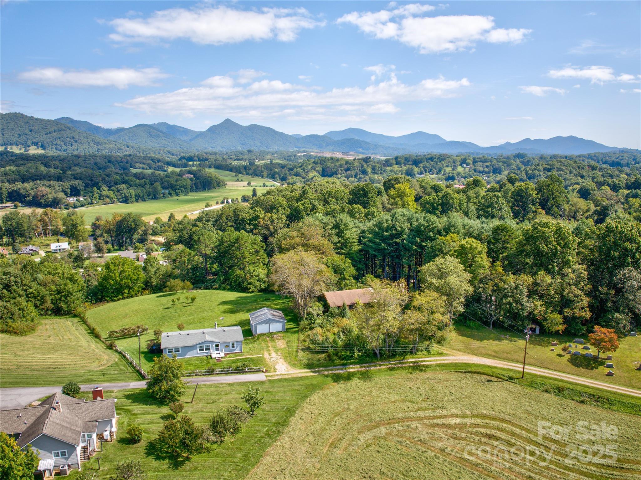 112 Melody Street Clyde, NC 28721 - Photo 6 of 47 a view of lake with mountain