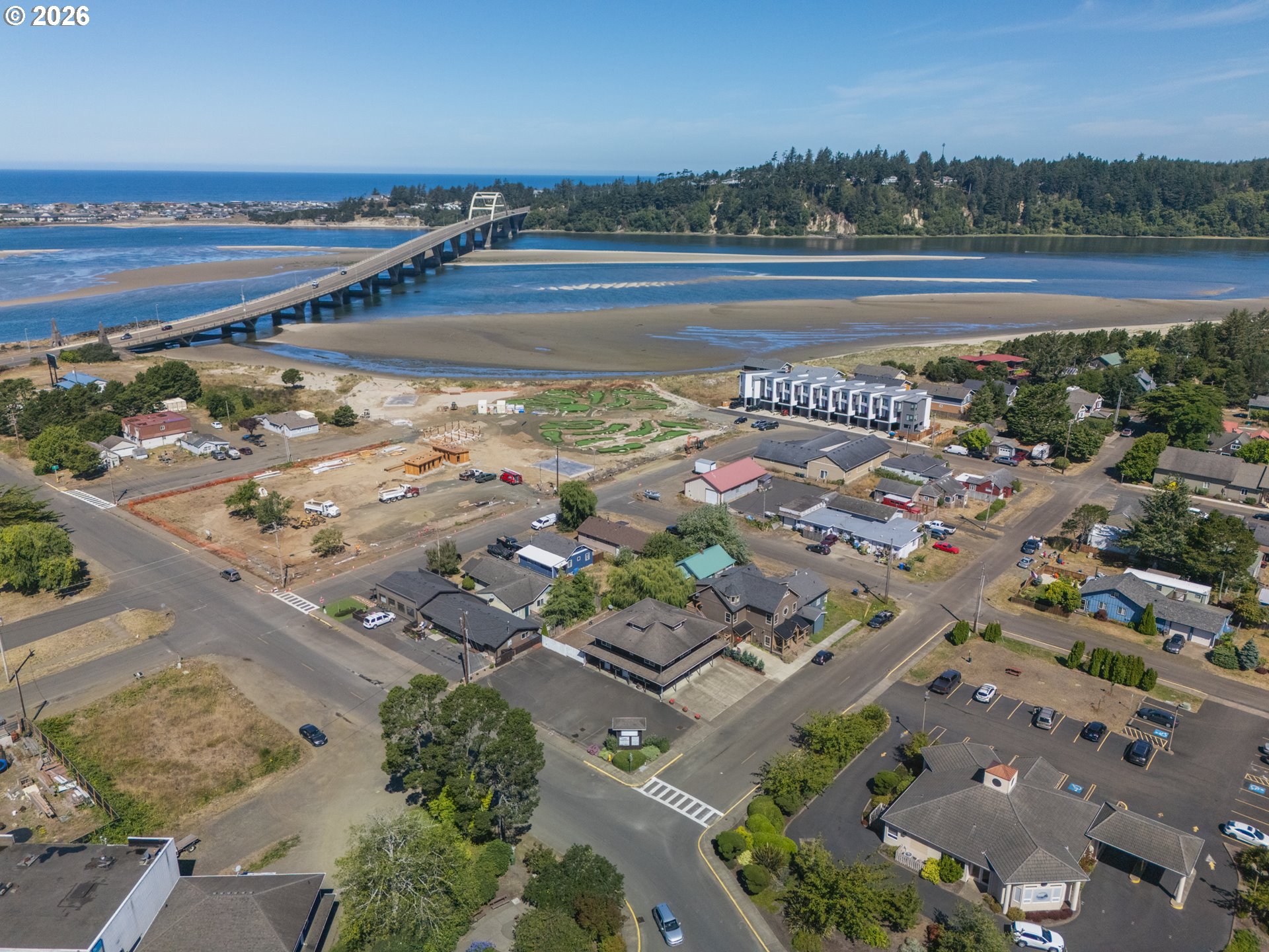 220 Northwest Spring Street Waldport, OR 97394 - Photo 2 of 16 an aerial view of a city