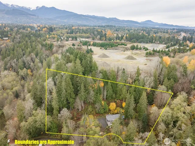 a view of a city and mountain